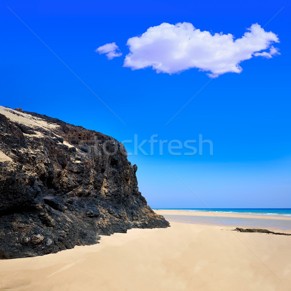 Jandia beach Mal Nombre Fuerteventura Stock photo © lunamarina