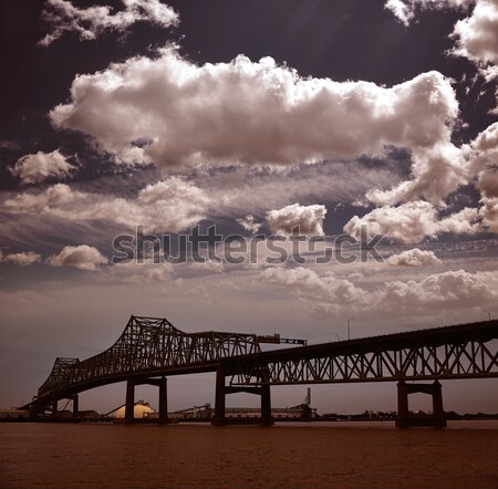 Louisiana Horace Wilkinson Bridge Mississippi river Stock photo © lunamarina
