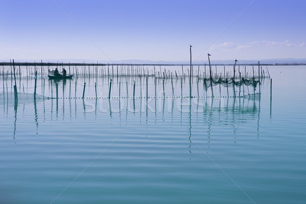 Albufera Valencia lake wetlands mediterranean Stock photo © lunamarina