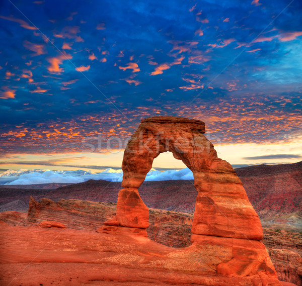 Arches National Park Delicate Arch in Utah USA Stock photo © lunamarina