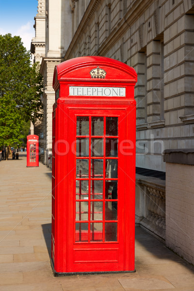 Londres edad rojo teléfono cuadro Inglaterra Foto stock © lunamarina