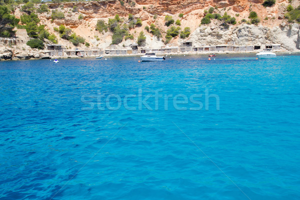 Cala d Hort Ibiza island in Balearics Stock photo © lunamarina