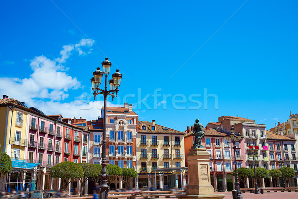 Burgos Plaza Mayor square in Castilla Leon Spain Stock photo © lunamarina