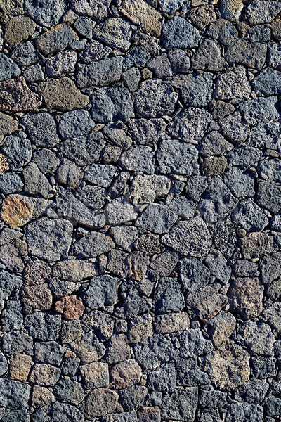 Zwarte metselwerk vulkanisch stenen textuur Stockfoto © lunamarina