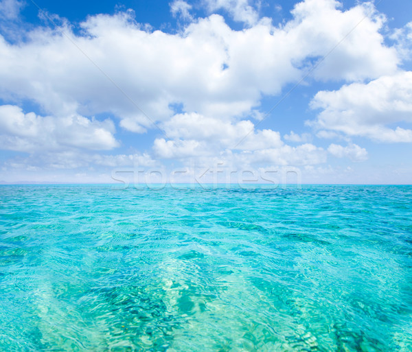 Turquesa mar blue sky verão praia tropical Foto stock © lunamarina