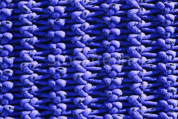 fisherboat net macro detail texture blue knots Stock photo © lunamarina