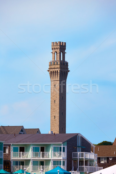 Cape Cod Provincetown Pilgrim tower Massachusetts Stock photo © lunamarina