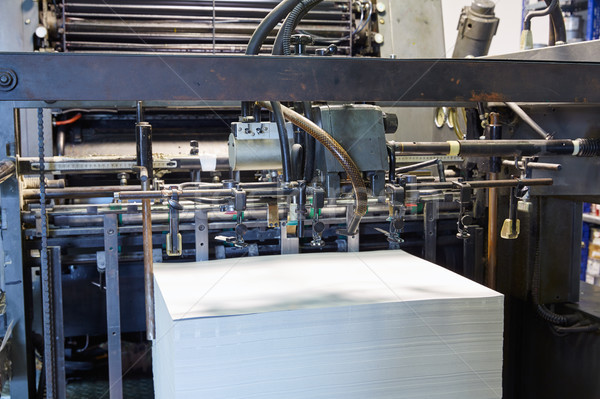 プリンタ インク マシン 印刷 工場 ビジネス ストックフォト © lunamarina