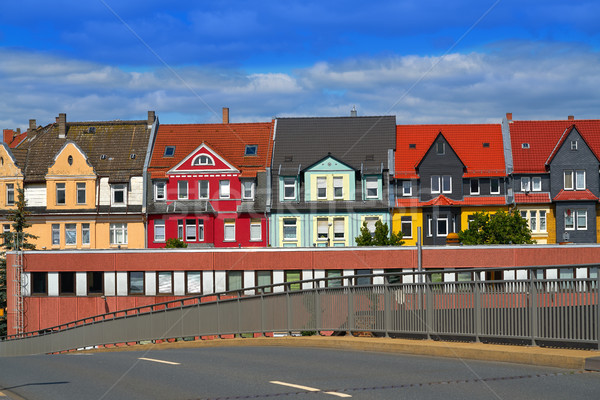 Foto stock: Centro · da · cidade · Alemanha · primavera · cidade · montanha · verão