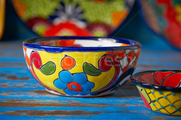 墨西哥人 陶器 風格 墨西哥 手 畫 商業照片 © lunamarina