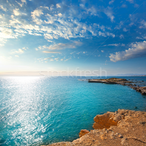 Stock photo: tabarca island alicante mediterranean blue sea