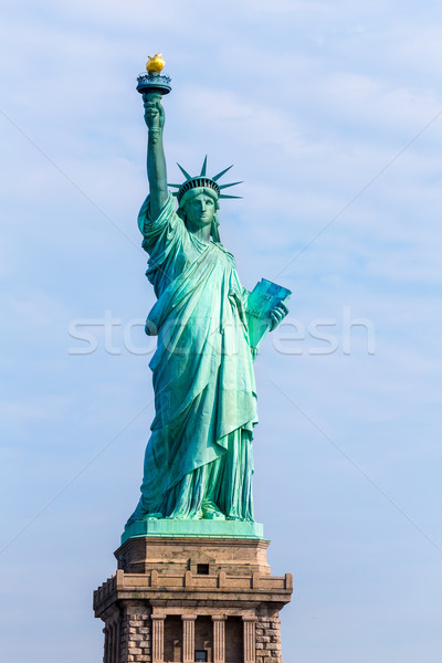 Statuie libertate New York american simbol SUA Imagine de stoc © lunamarina