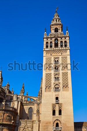 Seville cathedral Giralda tower Sevilla Spain Stock photo © lunamarina
