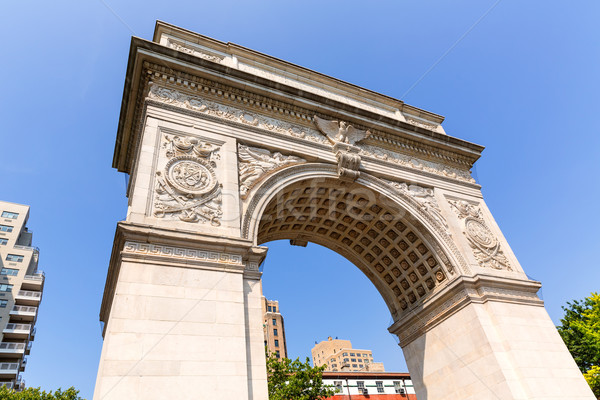 [[stock_photo]]: Manhattan · Washington · carré · parc · arc · New · York · City