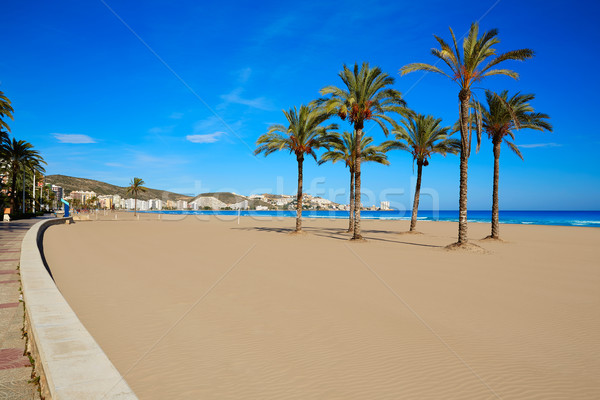 Cullera Sant Antoni beach San Antonio in Valencia Stock photo © lunamarina