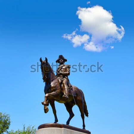 Boston Washington Anıtı Massachusetts ABD at savaş Stok fotoğraf © lunamarina