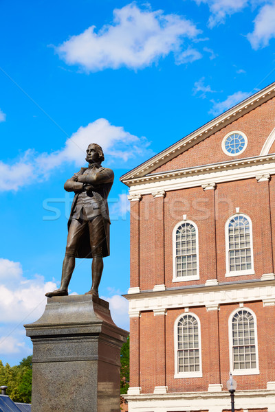 Boston hal Massachusetts USA stad Blauw Stockfoto © lunamarina