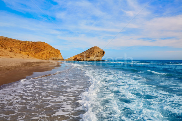 Stock photo: Almeria Playa del Monsul beach at Cabo de Gata