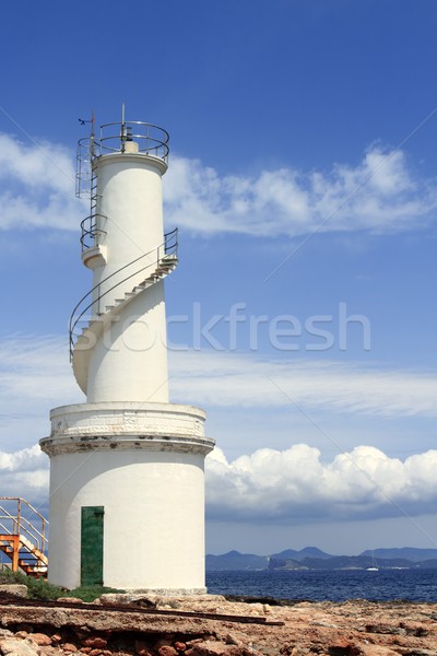 La Savina port lighthouse Formentera Stock photo © lunamarina