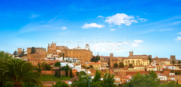 Stock photo: Caceres skyline in Extremadura of Spain