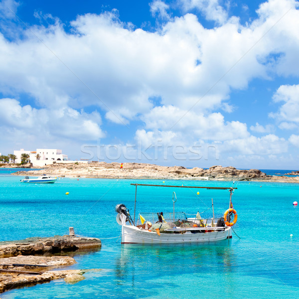 Els Pujols beach in Formentera Stock photo © lunamarina