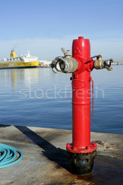 Sea marine hydrant in mediterranean sea Stock photo © lunamarina
