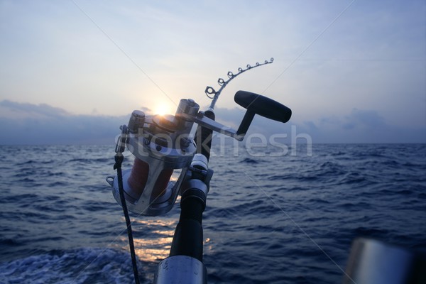 Stock fotó: Nagy · játék · csónak · halászat · mély · tenger