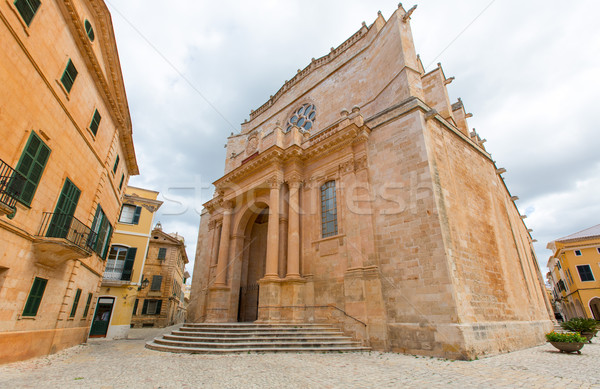 Ciutadella Menorca Cathedral at Ciudadela Balearic islands Stock photo © lunamarina