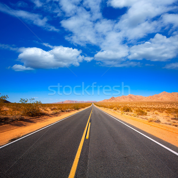 Foto stock: Deserto · route · 66 · Califórnia · EUA · vale · sol