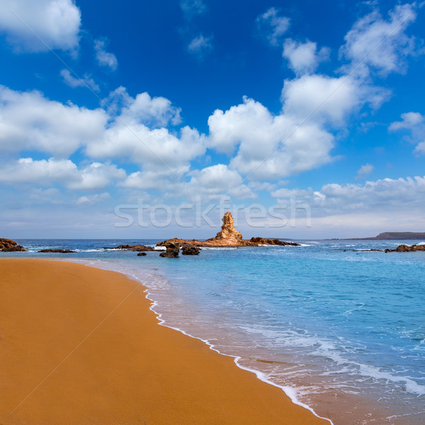 Cala Pregonda in Menorca at Balearic islands Stock photo © lunamarina