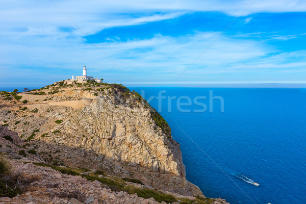 Majorca Formentor Cape Lighthouse in Mallorca Stock photo © lunamarina