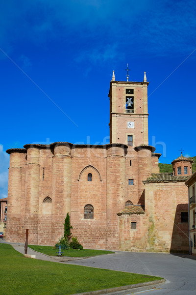 Najera Plaza Mayor The way of Saint James Stock photo © lunamarina