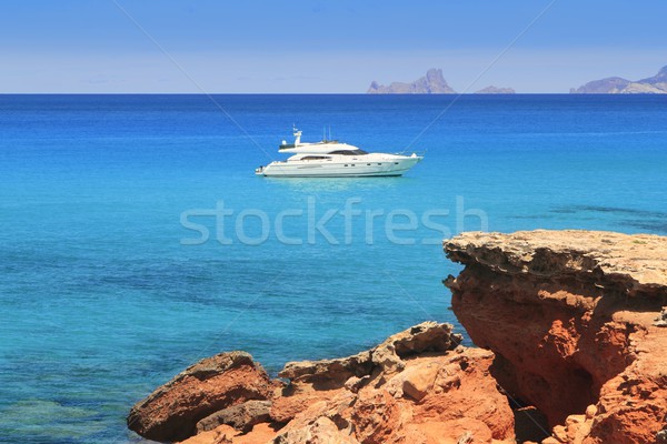 Formentera Cala Saona mediterranean best beaches Stock photo © lunamarina