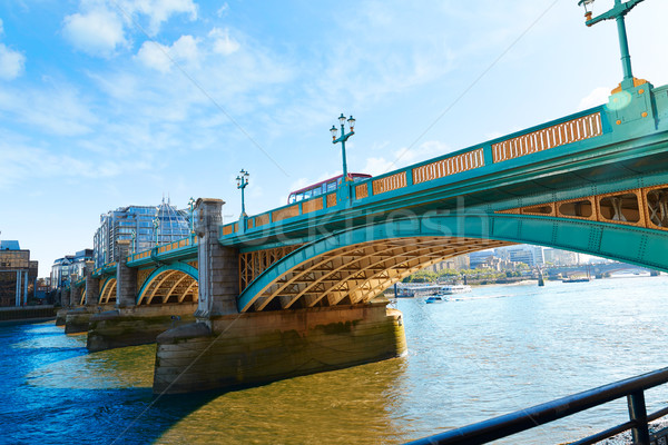 [[stock_photo]]: Londres · pont · thames · rivière · ville · Voyage