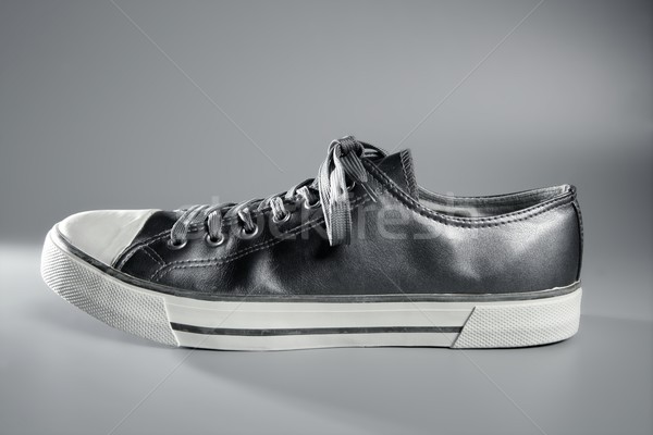 Silver sport shoe detail  Stock photo © lunamarina