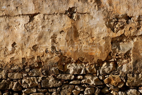 Masonry in Spain, old stone walls Stock photo © lunamarina