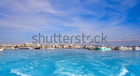 Foto d'archivio: La · frazione · marina · spiaggia · acqua · mare