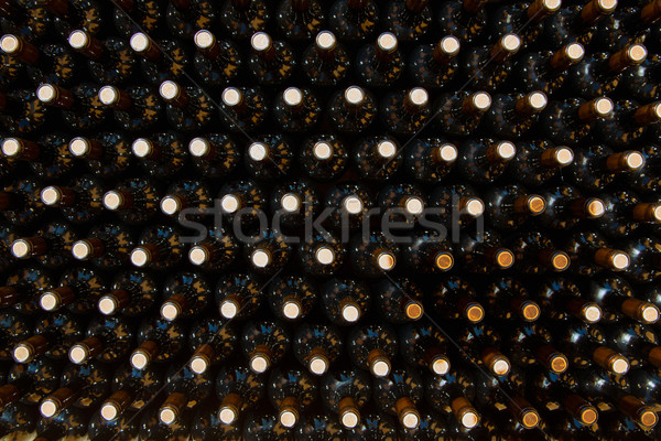 Vin sticle model plută marea mediterana Imagine de stoc © lunamarina