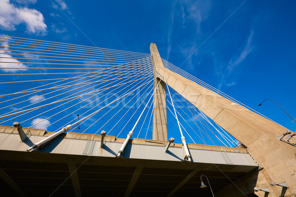 Boston Zakim bridge in Bunker Hill Massachusetts Stock photo © lunamarina