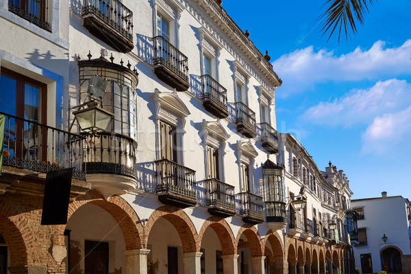 Zafra Plaza Grande in Spain Extremadura Stock photo © lunamarina