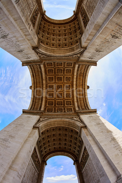 Триумфальная арка Париж арки триумф мнение Сток-фото © lunamarina