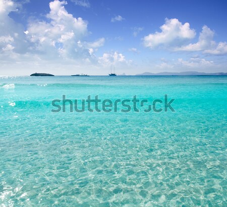Illetes Illetas beach Formentera turquoise Mediterranean Stock photo © lunamarina