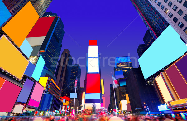 Times Square Manhattan New York tutti business Foto d'archivio © lunamarina