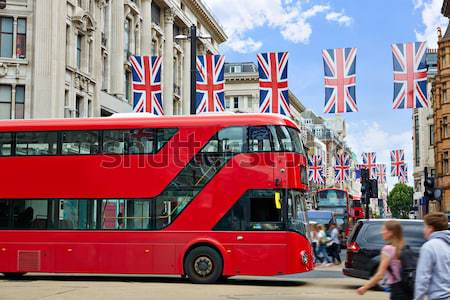 London bus Oxford Street W1 Westminster  Stock photo © lunamarina