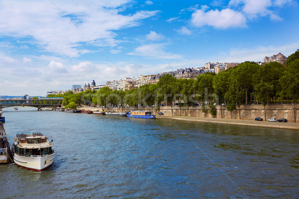 Seine river in Paris France Stock photo © lunamarina