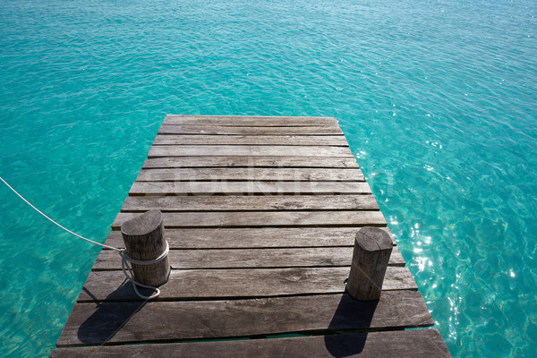 Laguna de Bacalar Lagoon in Mexico Stock photo © lunamarina