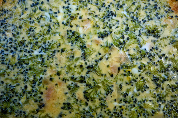 Broccoli quiche french recipe homemade Stock photo © lunamarina