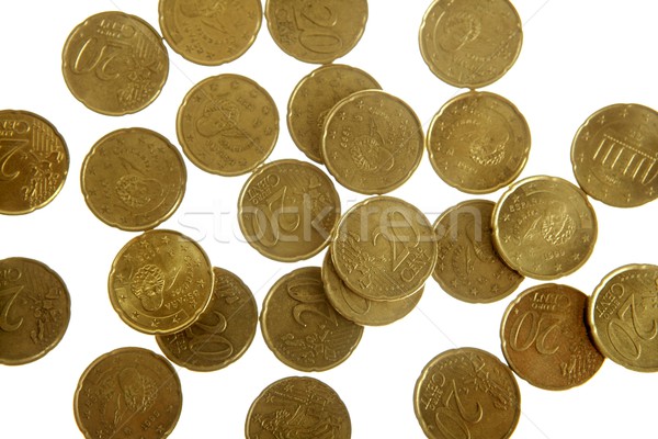 European currency over white Stock photo © lunamarina