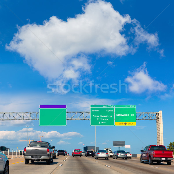 Houston autostrady Texas USA ruchu 10 Zdjęcia stock © lunamarina