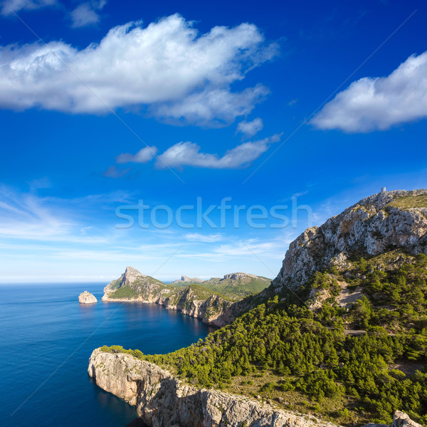 Majorca mirador Formentor Cape Mallorca island Stock photo © lunamarina
